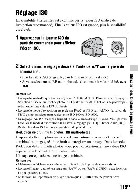 Sony SLT-A35K - SLT-A35K Consignes d&rsquo;utilisation Fran&ccedil;ais