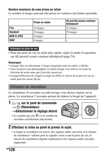 Sony SLT-A35K - SLT-A35K Consignes d&rsquo;utilisation Fran&ccedil;ais