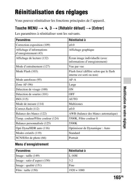 Sony SLT-A35K - SLT-A35K Consignes d&rsquo;utilisation Fran&ccedil;ais