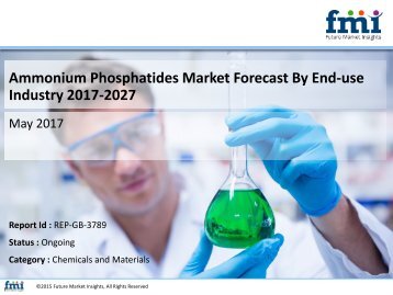 Ammonium Phosphatides Market Forecast By End-use Industry 2017-2027
