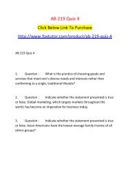 AB 219 Quiz 4