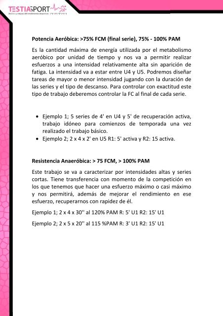 Ciclismo Explicación