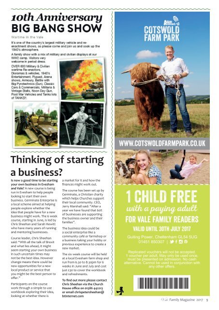 Vale Family Magazine June and July 