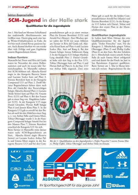 Sportclub Aktuell - Ausgabe Mai 2017