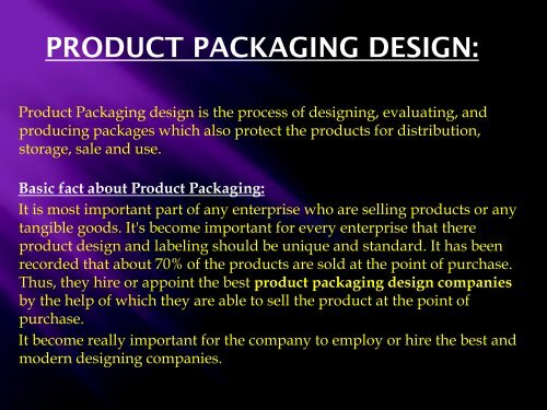 product packaging design companies graphic design company