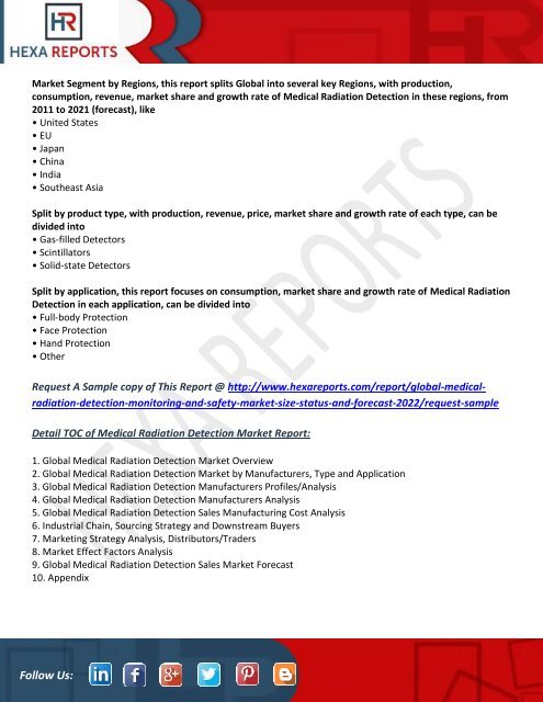 Medical Radiation Detection Market to 2022 Study of Key players, Applications and Types