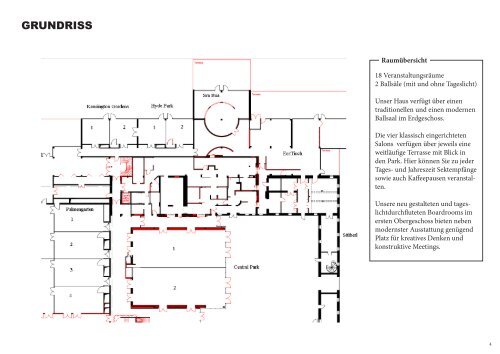 Bankettmappe Kempinski Hotel Frankfurt