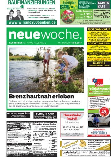 Neue Woche 17.05.2017