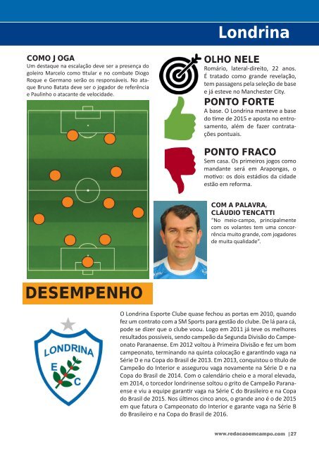 Guia do PR e SC Redação em Campo 2016