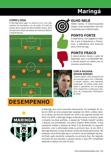 Guia do PR e SC Redação em Campo 2016