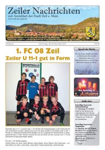 1. FC 08 Zeil - Stadt Zeil a. Main