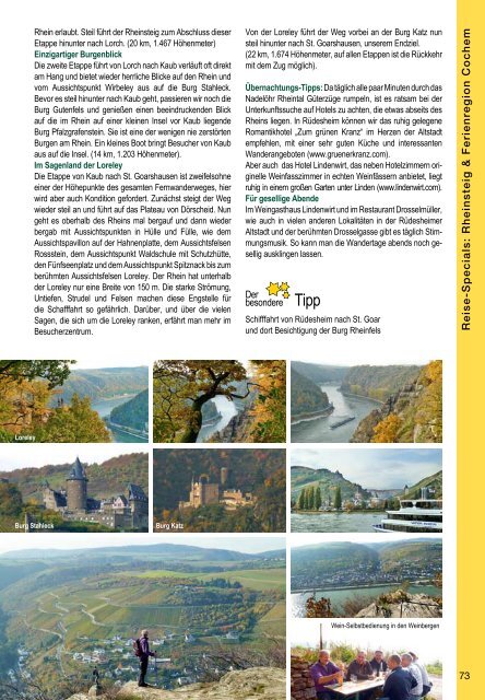 Reise-Special aus dem OhLàLà 2012 – Der Rheinsteig – die Königsetappe