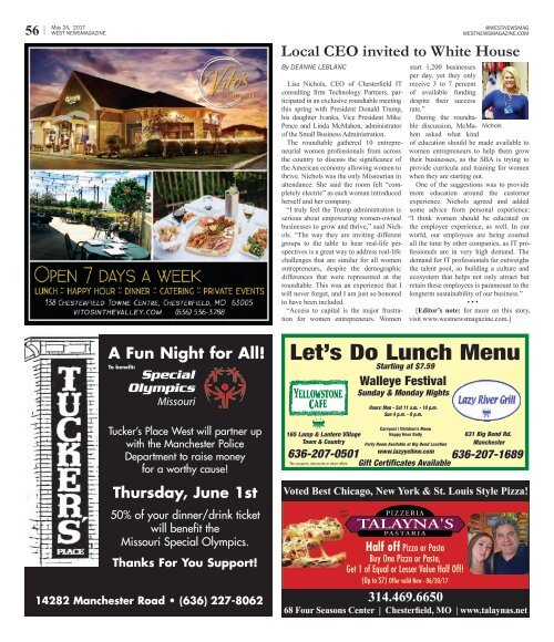 West Newsmagazine 5-24-17