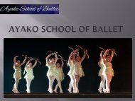 Ayako School of Ballet - Best Dance school Belmont Bay Area