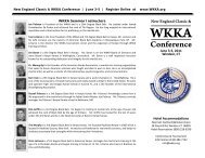 Conference - Worldwide Kenpo Karate Association
