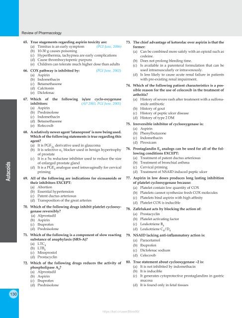 Review of Pharmacology - 9E (2015) 