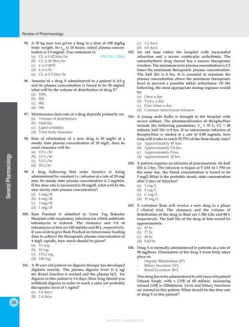 Review of Pharmacology - 9E (2015) 