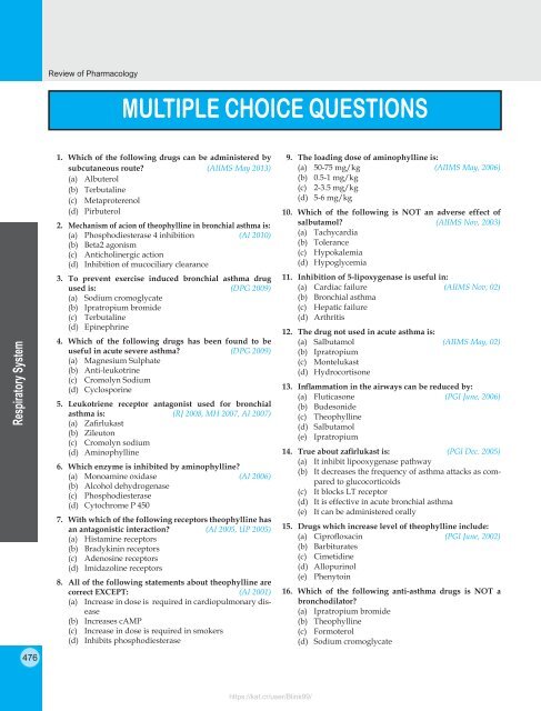 Review of Pharmacology - 9E (2015) 