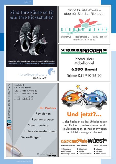 Download Clubjournal Vorrunde 09/10 - REGIOfussball.ch