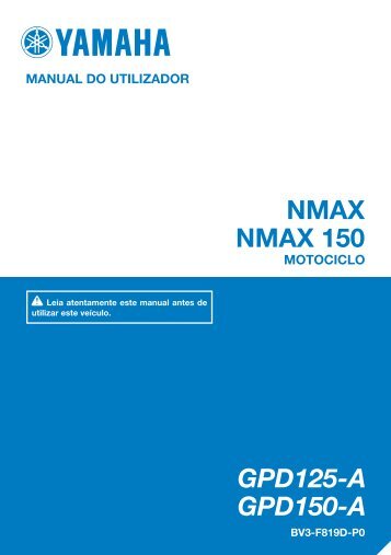 Yamaha NMAX 125 - 2017 - Manuale d'Istruzioni PortuguÃªs