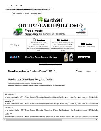 Recycling Centers - Earth911