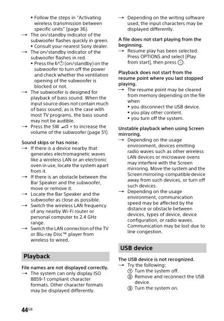 Sony HT-NT3 - HT-NT3 Mode d'emploi Anglais