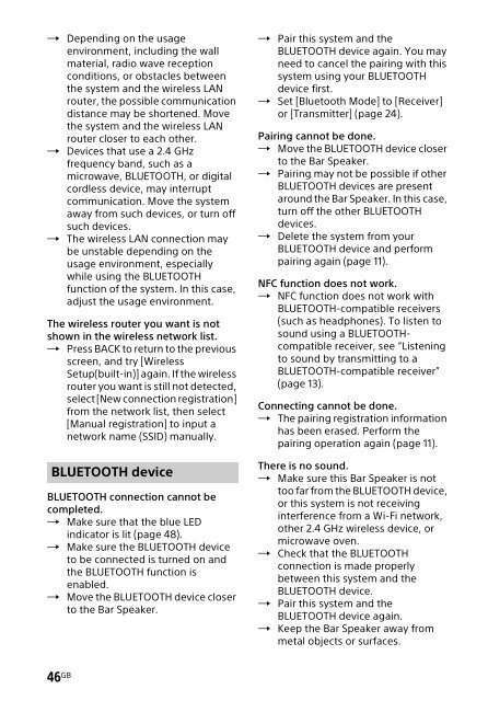 Sony HT-NT3 - HT-NT3 Mode d'emploi Anglais