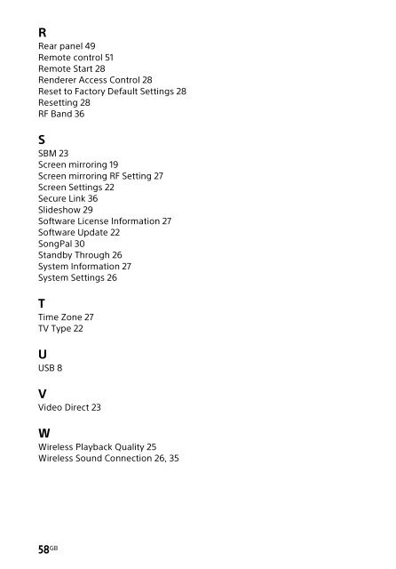 Sony HT-NT3 - HT-NT3 Mode d'emploi Anglais