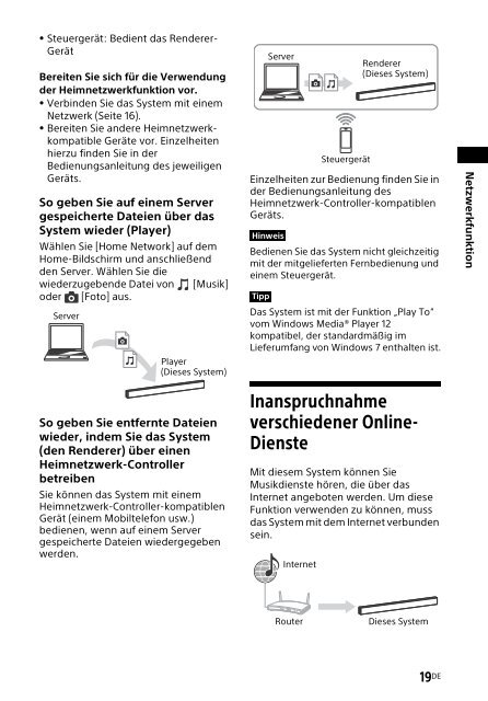 Sony HT-NT3 - HT-NT3 Mode d'emploi Allemand