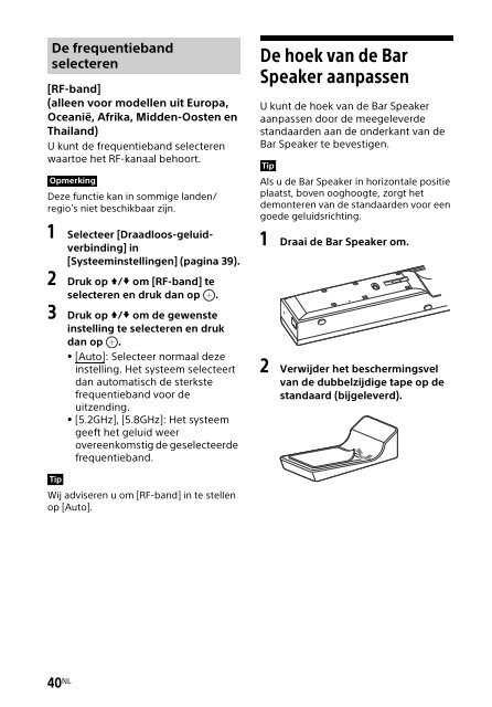 Sony HT-NT3 - HT-NT3 Mode d'emploi Italien