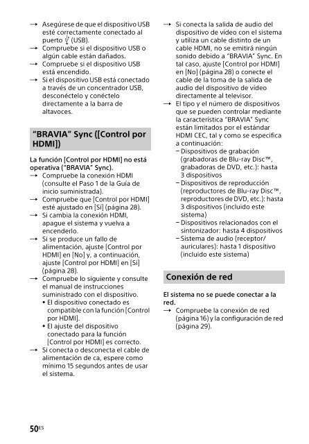 Sony HT-NT3 - HT-NT3 Mode d'emploi Espagnol