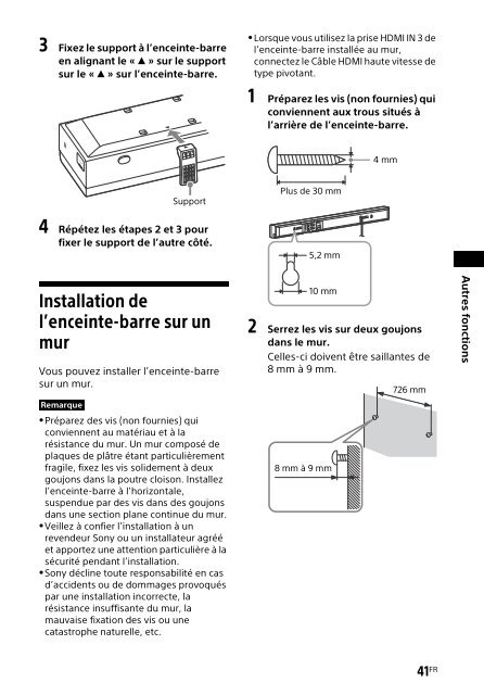 Sony HT-NT3 - HT-NT3 Mode d'emploi Espagnol