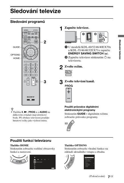 Sony KDL-60EX700 - KDL-60EX700 Consignes d&rsquo;utilisation Polonais