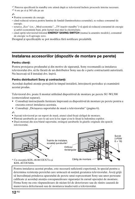 Sony KDL-60EX700 - KDL-60EX700 Consignes d&rsquo;utilisation Polonais