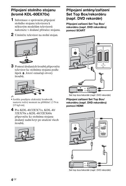 Sony KDL-60EX700 - KDL-60EX700 Mode d'emploi Norv&eacute;gien