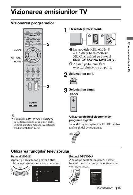 Sony KDL-60EX700 - KDL-60EX700 Mode d'emploi Norv&eacute;gien