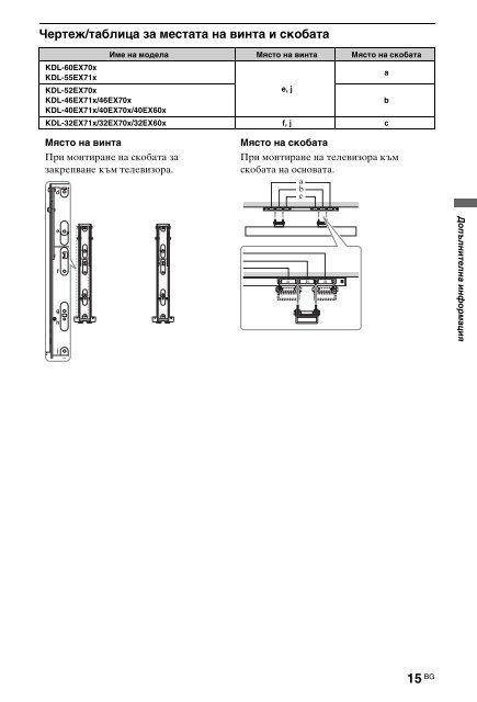 Sony KDL-60EX700 - KDL-60EX700 Mode d'emploi Norv&eacute;gien