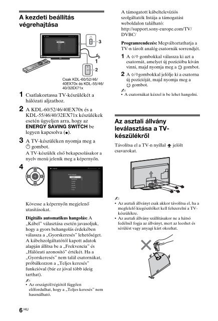 Sony KDL-60EX700 - KDL-60EX700 Mode d'emploi Roumain