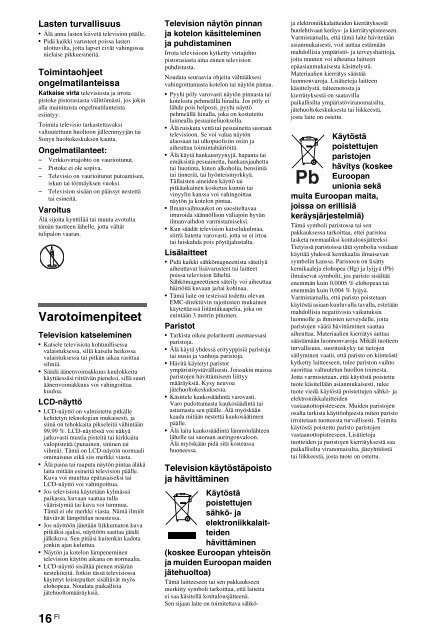 Sony KDL-60EX700 - KDL-60EX700 Consignes d&rsquo;utilisation Norv&eacute;gien