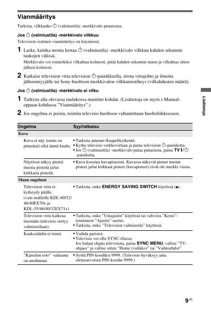 Sony KDL-60EX700 - KDL-60EX700 Mode d'emploi Allemand