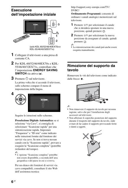 Sony KDL-60EX700 - KDL-60EX700 Mode d'emploi Allemand