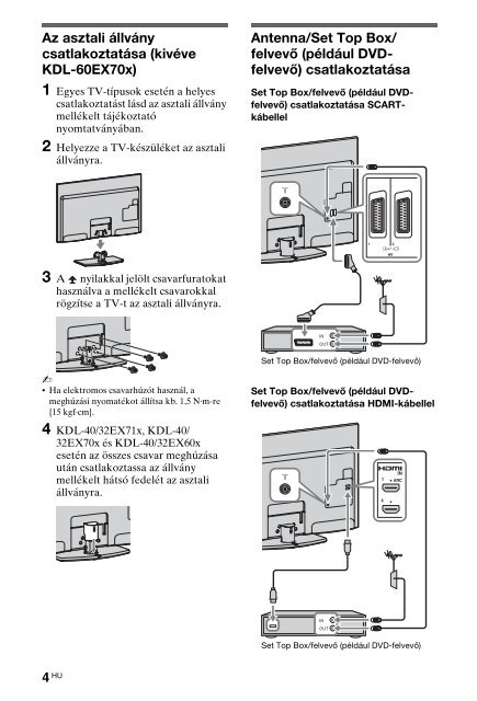 Sony KDL-60EX700 - KDL-60EX700 Mode d'emploi Grec