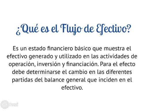 9. FLUJO DE EFECTIVO