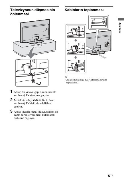 Sony KDL-60EX700 - KDL-60EX700 Consignes d&rsquo;utilisation Danois