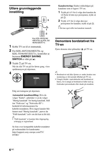 Sony KDL-60EX700 - KDL-60EX700 Mode d'emploi Finlandais