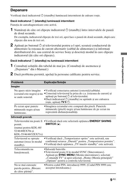 Sony KDL-60EX700 - KDL-60EX700 Mode d'emploi Finlandais