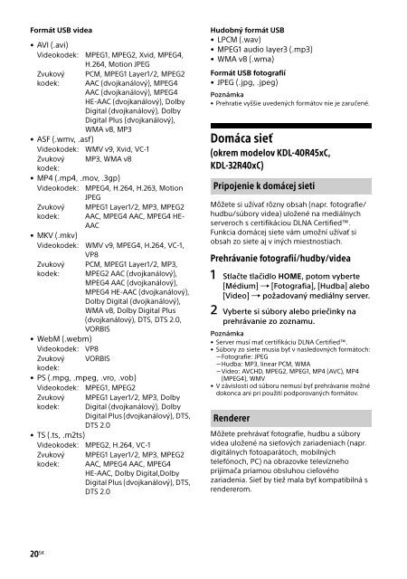 Sony KDL-40R455C - KDL-40R455C Mode d'emploi Grec