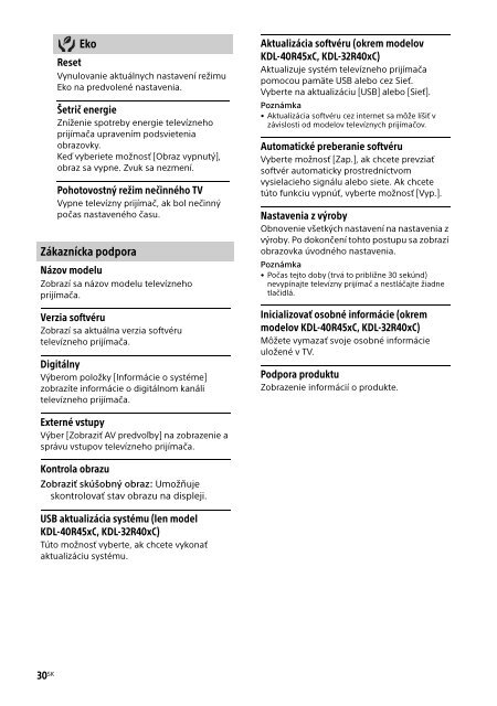 Sony KDL-40R455C - KDL-40R455C Mode d'emploi Grec