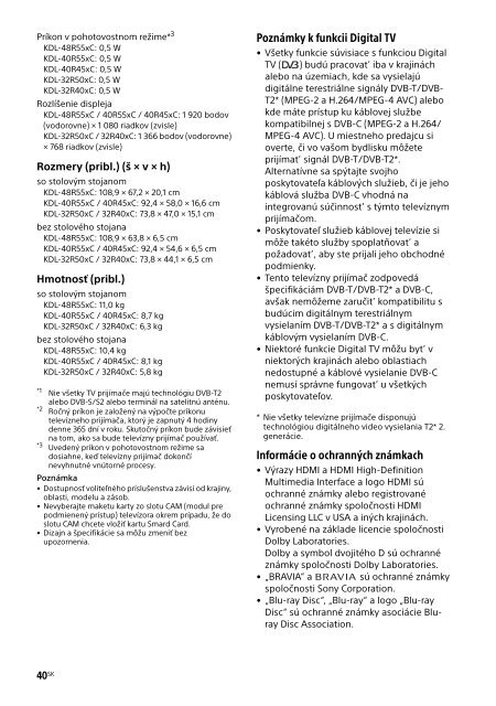 Sony KDL-40R455C - KDL-40R455C Mode d'emploi Grec