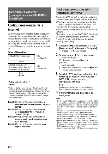 Sony KDL-40R455C - KDL-40R455C Mode d'emploi Grec